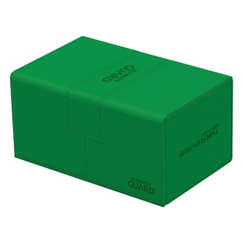 Ultimate Guard Twin Flip`n`Tray 160+ XenoSkin Monocolor Grün